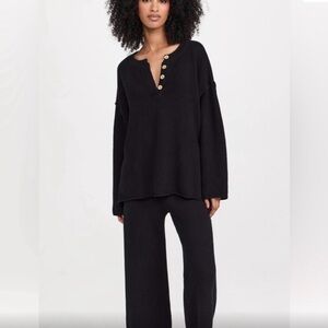 Free People Thermal Hailee Lounge Set